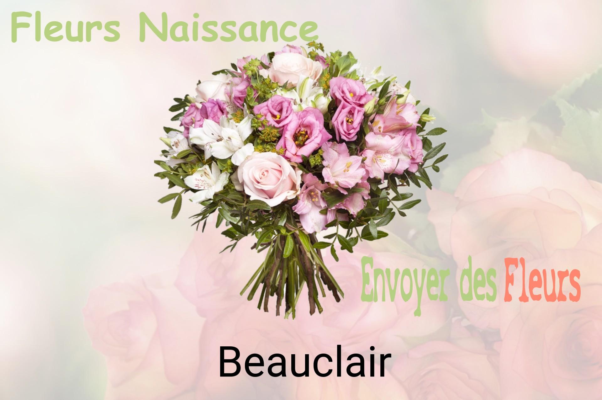 Bouquet de fleurs de naissance livré à Beauclair